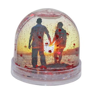 Adventa Snow Globe Heart