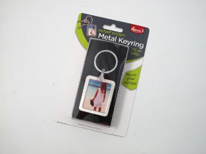 Adventa Photo Metal Passport Keyring 35x45 - Retail pack